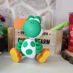 Action Figure Yoshi Baby Segurando Ovo 13 cm