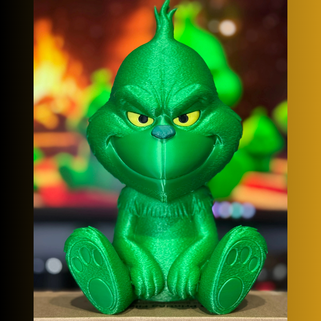 Fanart Grinch em Impressão 3D – 17 cm