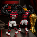 Mascote Urubu do Flamengo Estátua Decorativa 26 cm