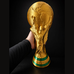 Taça Troféu 30cm Copa do Mundo FIFA Brasil Decoração Futebol