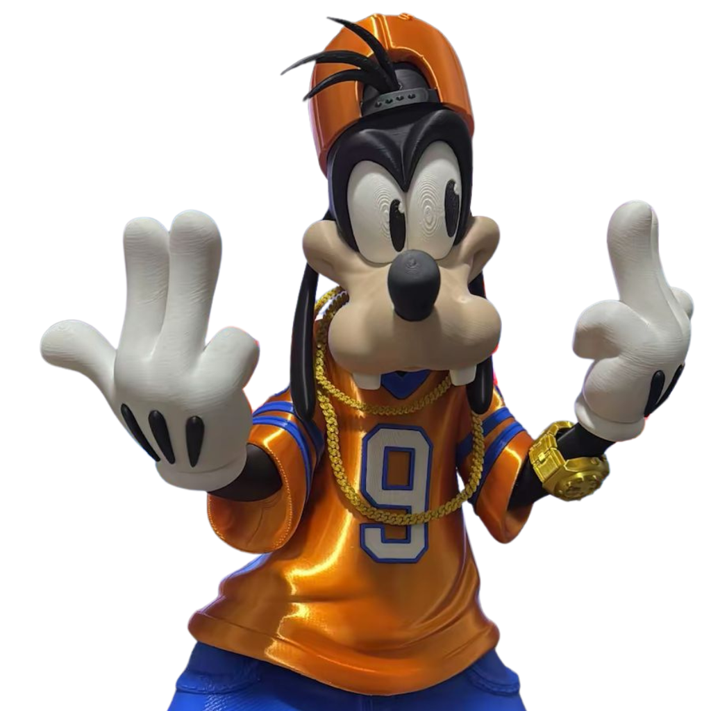 Pateta Hip Hop Action Figure Colecionável Estiloso