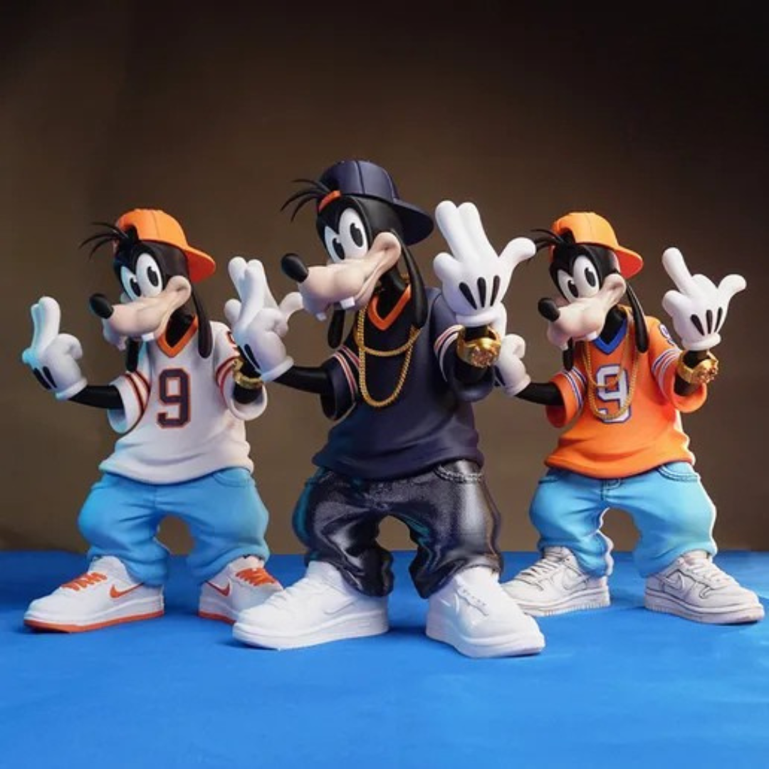 Pateta Hip Hop Action Figure Colecionável Estiloso