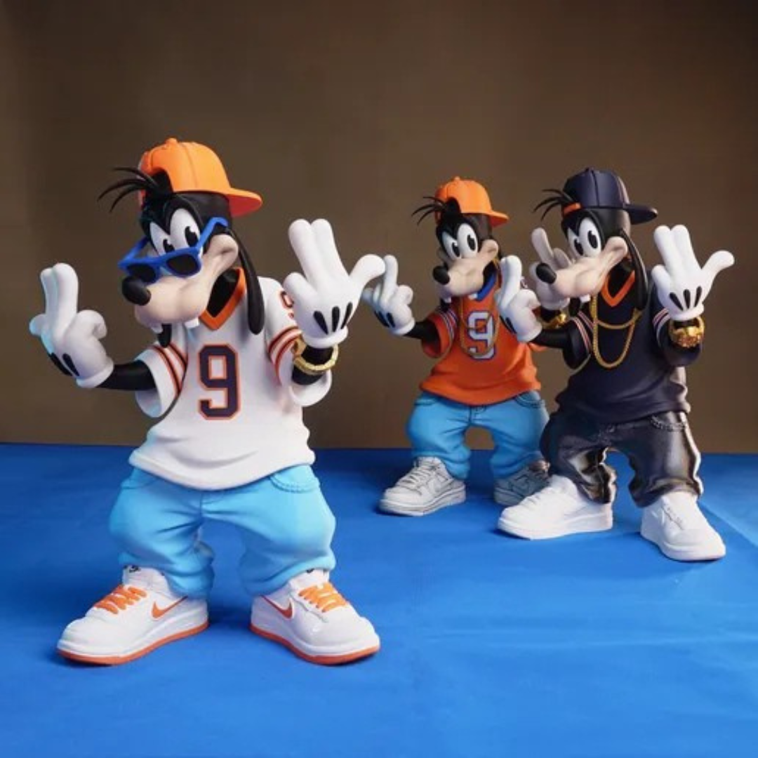 Pateta Hip Hop Action Figure Colecionável Estiloso