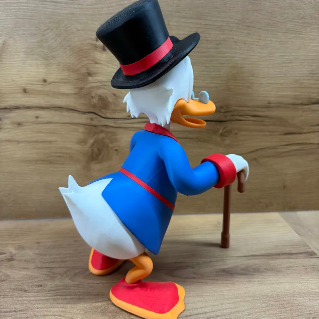 Vovô Milionário Edição Personalizada Colecionável Decoração Geek Presente Nerd Action Figure Impressão 3D