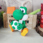 Action Figure Yoshi Baby Segurando Ovo 13 cm