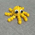 Chaveiro Polvo Articulado 3D