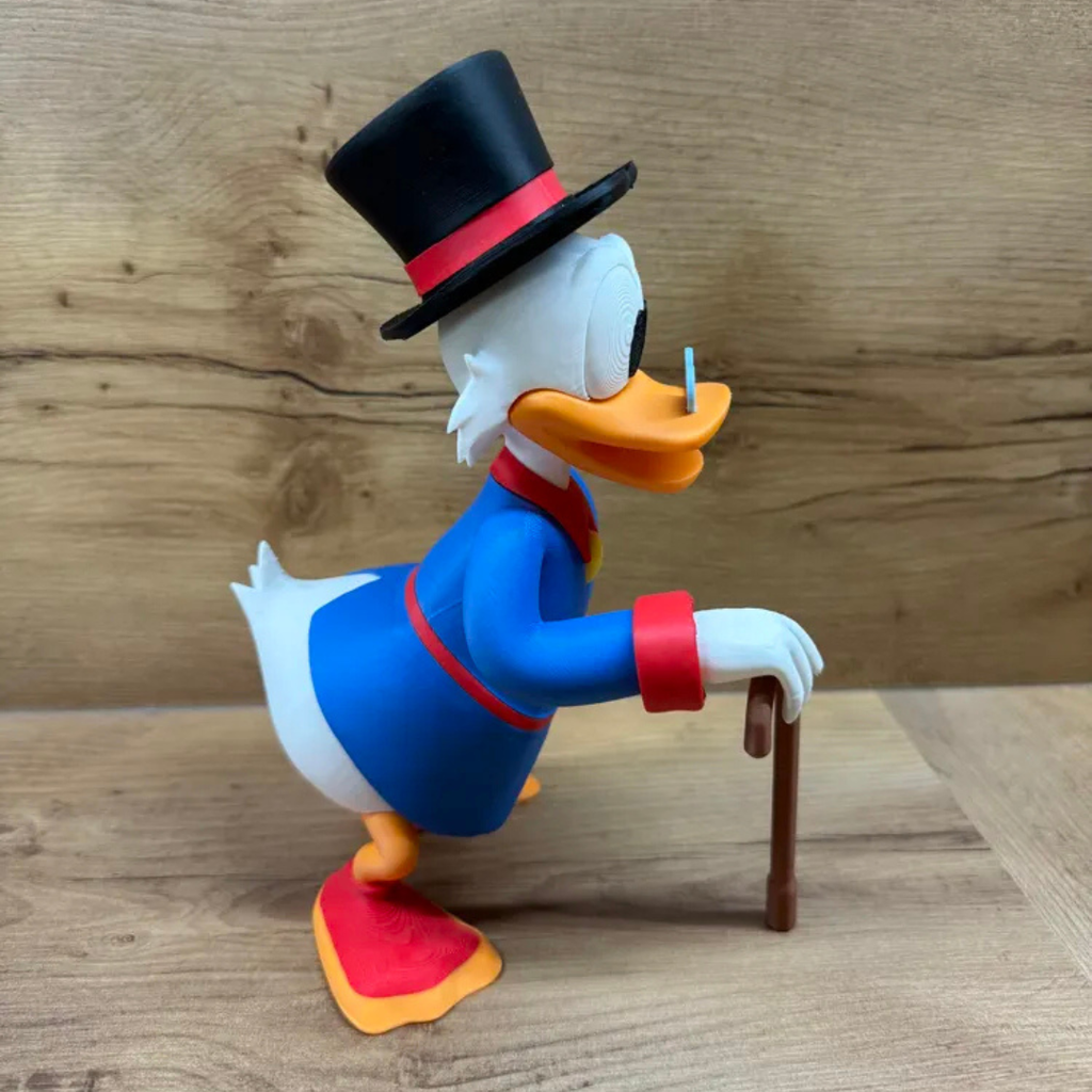Vovô Milionário Edição Personalizada Colecionável Decoração Geek Presente Nerd Action Figure Impressão 3D