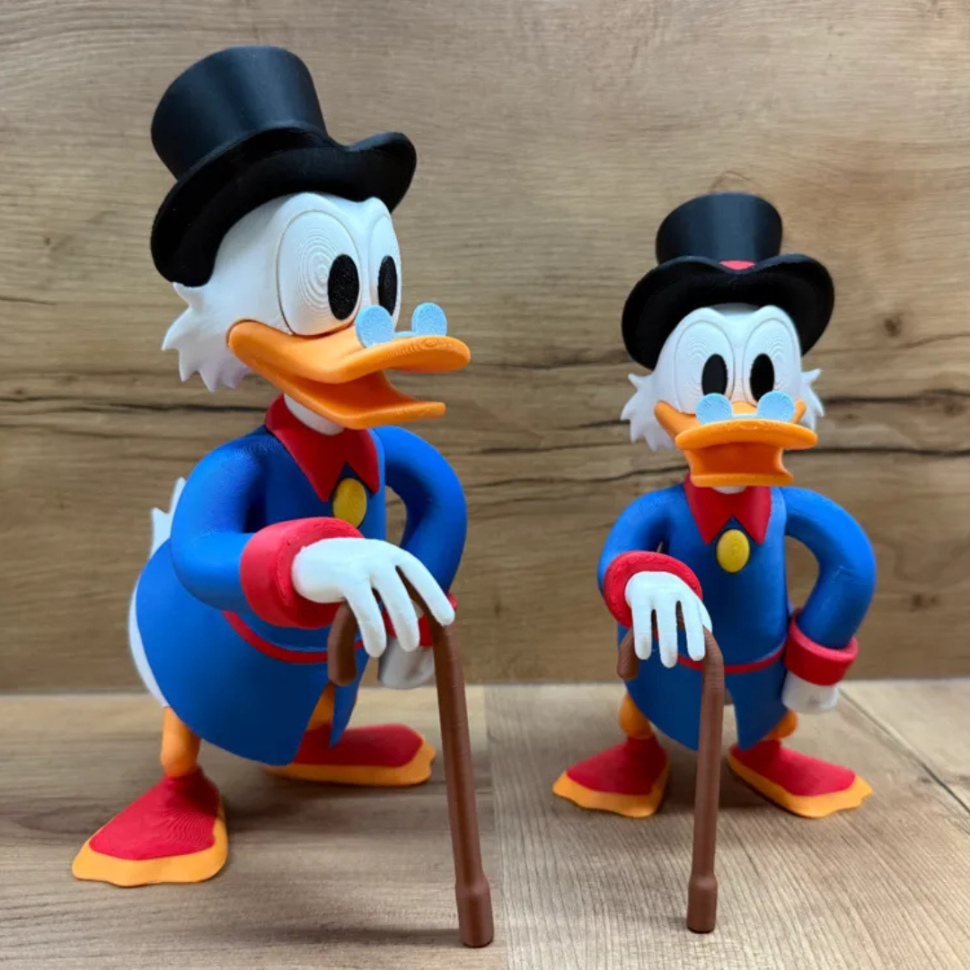 Vovô Milionário Edição Personalizada Colecionável Decoração Geek Presente Nerd Action Figure Impressão 3D