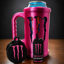 Porta Lata Monster Personalizado + Tampa + Chaveiro Abridor