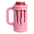 Porta Lata Monster Personalizado + Tampa + Chaveiro Abridor
