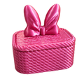 Porta Joias Caixinha Minnie Laço Rosa 3D