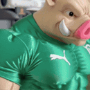 Mascote Porco Torcedor Premium 30cm Edição Colecionável