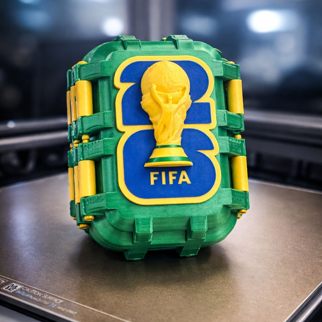 Porta Figurinhas Copa do Mundo 2026 Edição Brasil