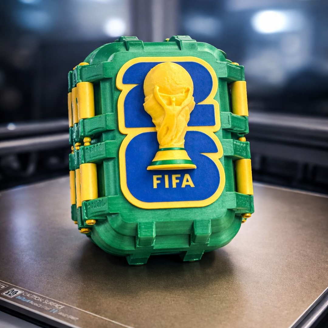 Porta Figurinhas Copa do Mundo 2026 Edição Brasil