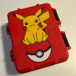 Caixa Porta Figurinhas Pokémon Pikachu