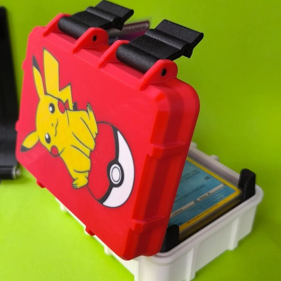 Caixa Porta Figurinhas Pokémon Pikachu