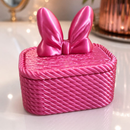 Porta Joias Caixinha Minnie Laço Rosa 3D