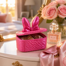 Porta Joias Caixinha Minnie Laço Rosa 3D