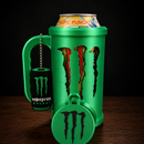 Porta Lata Monster Personalizado + Tampa + Chaveiro Abridor