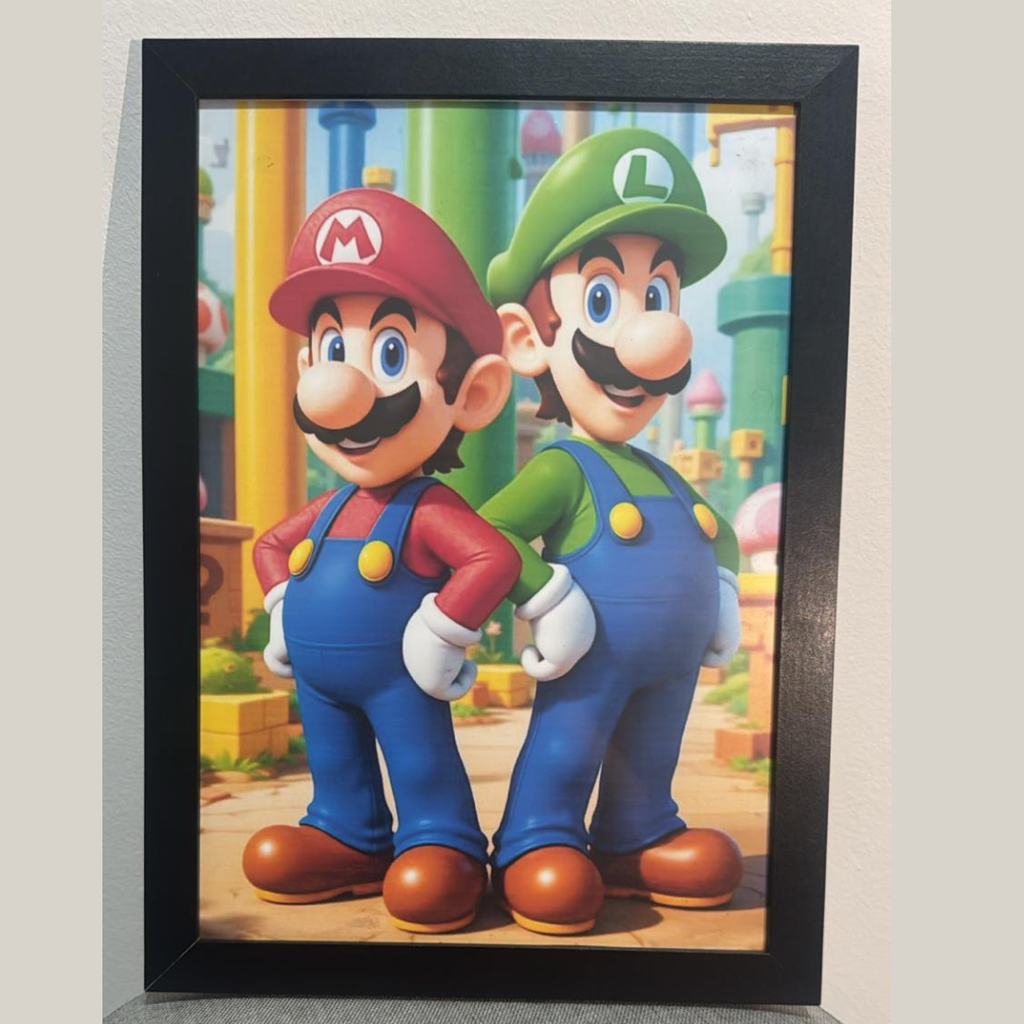 Quadro Decorativo Gamer A4 – Encanto 3D