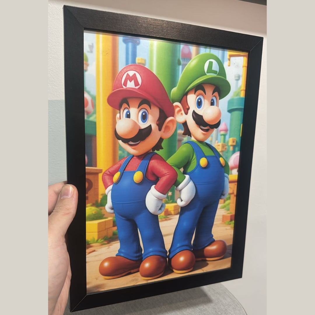 Quadro Decorativo Gamer A4 – Encanto 3D