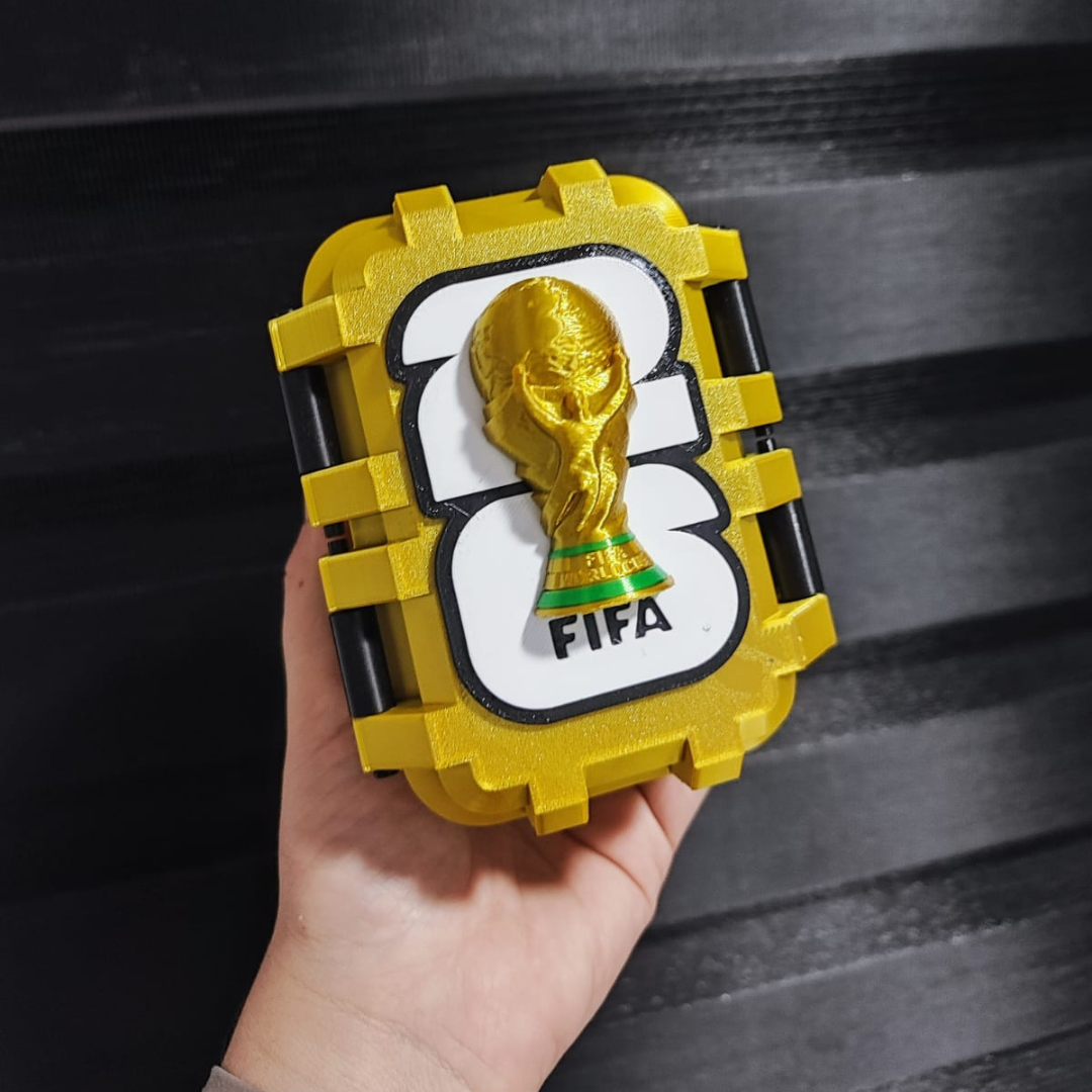 Porta Figurinhas Copa do Mundo 2026 Edição Brasil