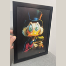 Quadro Decorativo Pato Magnata A4 – Encanto 3D