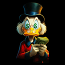 Quadro Decorativo Pato Magnata A4 – Encanto 3D