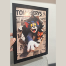 Quadro Decorativo Gato e Rato A4 – Encanto 3D