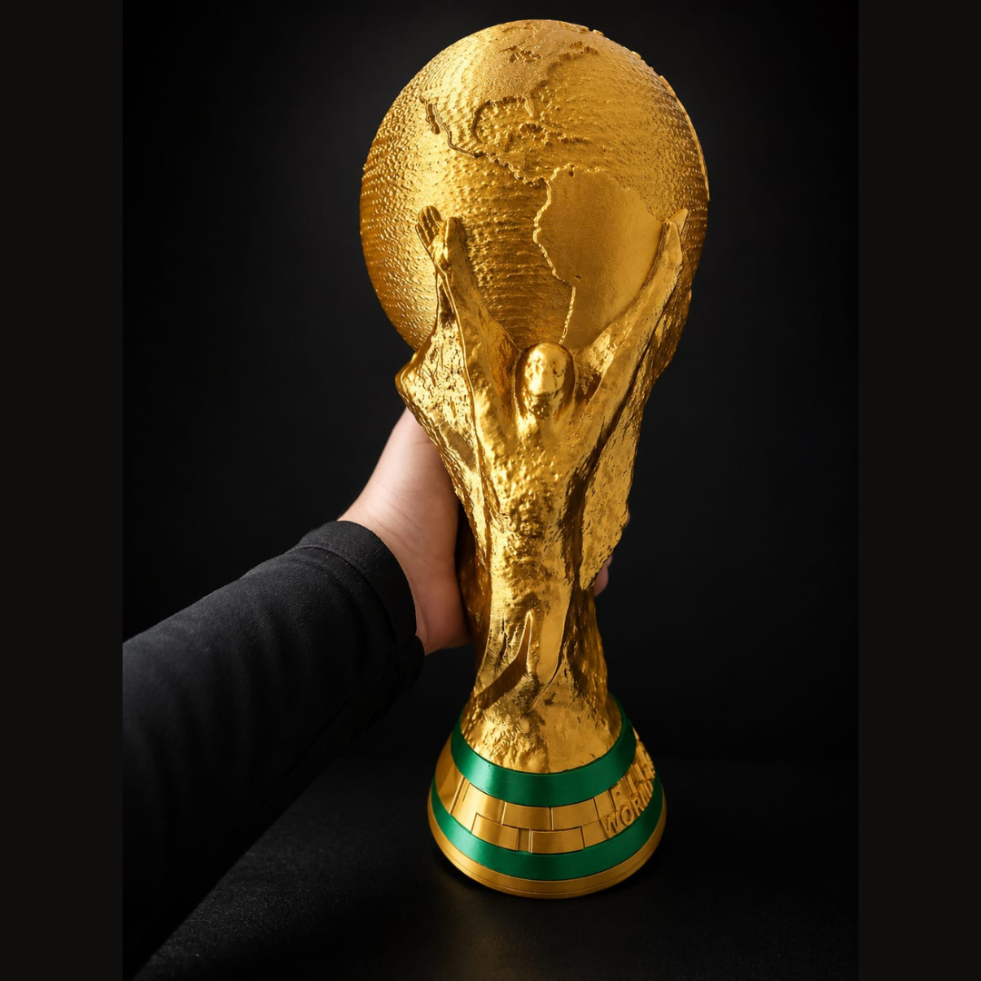 Taça Troféu 30cm Copa do Mundo FIFA Brasil Decoração Futebol